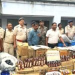 Jamshedpur police raid a fake liquor factory, uncovering illegal operations and seizing counterfeit liquor products.