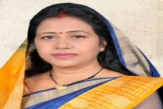 Mamta Devi, former Ramgarh MLA, standing outside Jharkhand High Court after receiving legal relief, allowing her to contest elections again