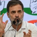 Rahul Gandhi attending the Save Constitution conference in Ranchi