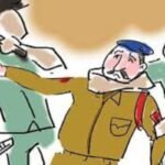Police team attacked by locals during arrest of molestation suspect in Ranchi, injuring two officers.