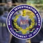 NIA officials conducting raids in Chaibasa, Jharkhand, targeting CPI (Maoist) operatives and overground workers, with seized evidence displayed.