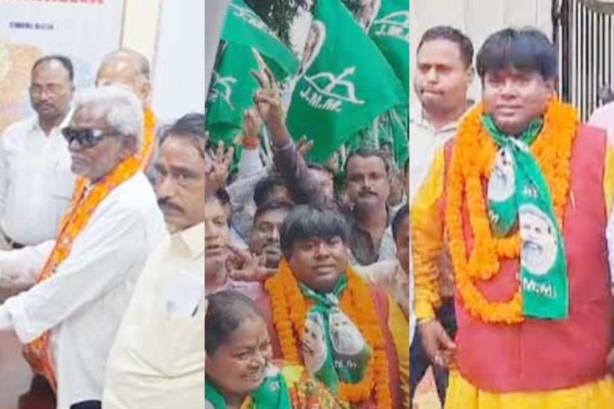 Saraikela News: Former CM Champai Soren Files Nomination, Soren and Ganesh Mahali’s Supporters Clash with Enthusiastic Slogans