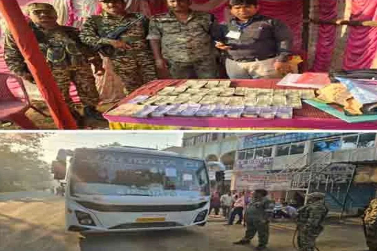 Jharkhand News: Latehar Police Seize ₹15 Lakh Cash from Passenger Bus on Ranchi-Garhwa Route