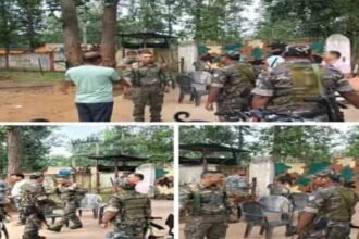 Latehar SP Kumar Gaurav engaging with local residents to promote voter turnout in Naxal-affected areas