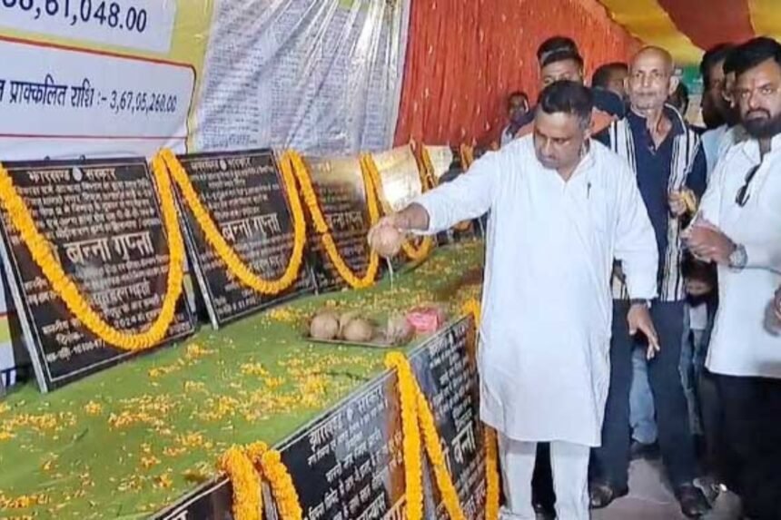 Minister Banna Gupta inaugurating 154 urban development projects in Kadma, Jamshedpur, October 2024