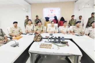 Three TSPC extremists arrested with AK-47 rifle during police operation in Karmati Forest, Palamu