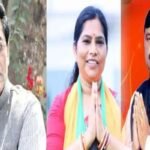 Candidates Meera Munda, Ajay Kumar, and Shashi bhushan Mehta for Jharkhand Assembly elections with reported incomes in crores.