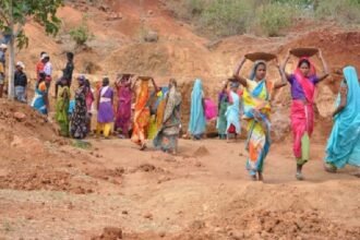 MGNREGA workers engaged in election duties in Jharkhand, impacting rural development projects.