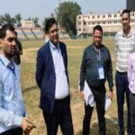 Ranchi Deputy Commissioner Varun Ranjan inspects the dispatch center in Morhabadi ahead of the assembly elections.