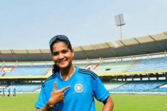 Dhanbad cricketer Anandita Kishor representing India in the Junior Women’s Asia Cup 2024 in Kuala Lumpur.