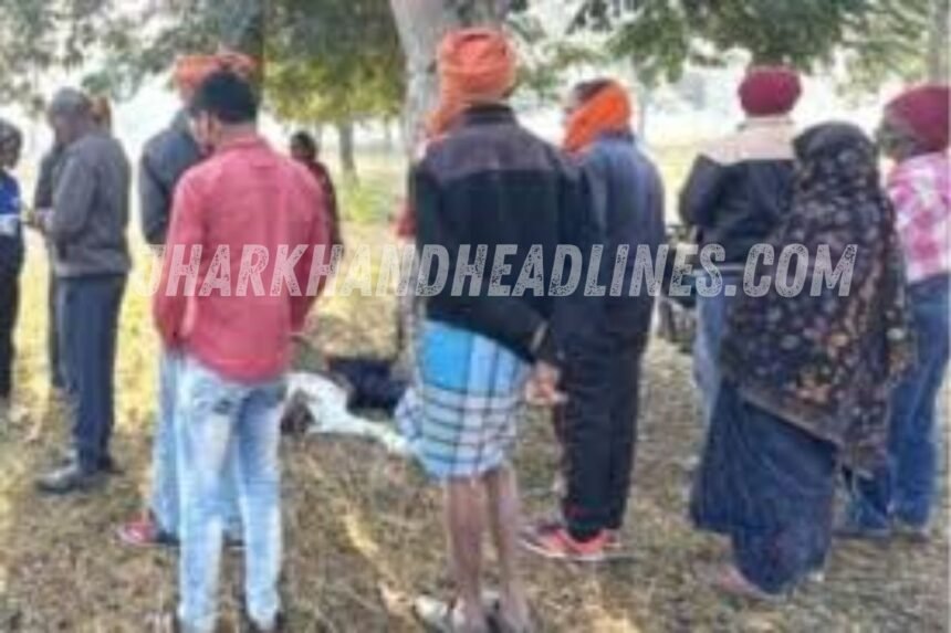 Victim Triveni Rana found hanging from a tree in Hazaribagh, suspected murder under investigation.