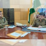 IG Kranthi Kumar Gadidesi conducts a surprise inspection of Pakur Police operations and records.