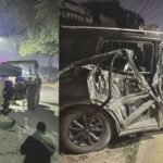 Ranchi Christmas night road accident between tractor and Scorpio injuring two individuals.