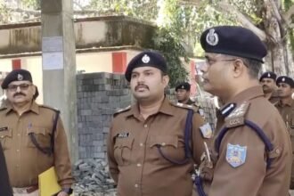 DIG Anoop Birtharay inspects security arrangements at Ranchi Civil Court as part of DGP’s statewide review.