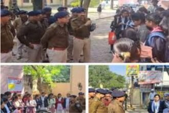 Ranchi Police walk march raising awareness on eve-teasing and filing complaints