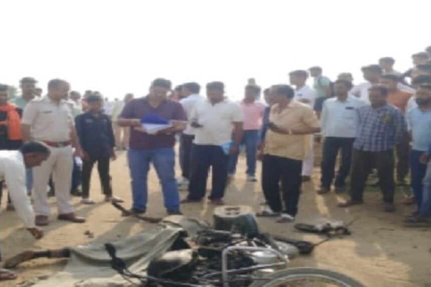 Father and son electrocuted in Palamu after hitting 11,000-volt wire while fetching diesel for wedding generator