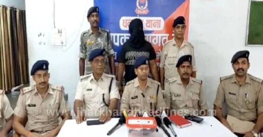 Shooter linked to gangster Prince Khan arrested by Dhanbad Police with pistol and ammunition