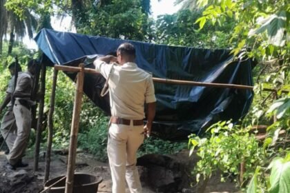 Excise raid in Ghatshila destroys 1500 kg Java Mahua and seizes 60 litres illegal liquor