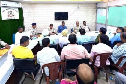 Jamshedpur Peace Committee Meeting at Sakchi Police Station Ahead of Durga Puja 2025
