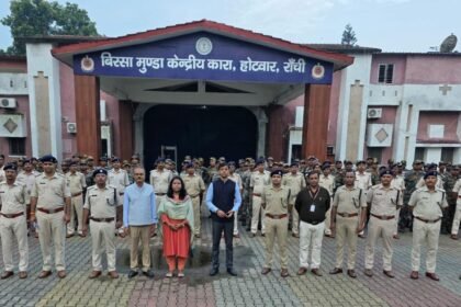 Ranchi Police raid Birsa Munda Central Jail Hotwar, no objectionable items found
