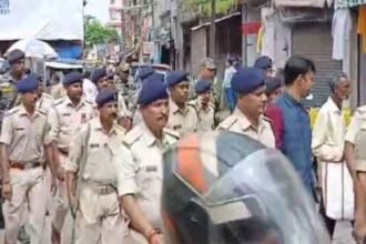 Ranchi Police conduct flag march in sensitive areas ahead of Durga Puja 2025