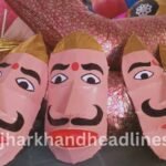 70-foot Ravan effigy at Morabadi Ground Ranchi for Ravan Dahan 2025