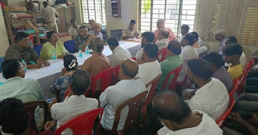 Chakulia Police coordinating security measures for Durga Puja 2025