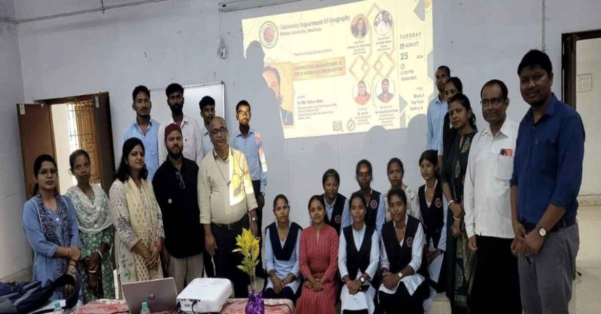 Chaibasa News: Kolhan University Workshop Highlights Role of Knowledge Management in Research and Social Work