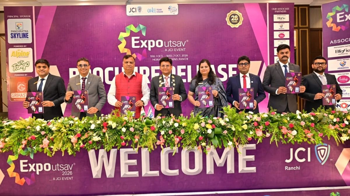JCI Ranchi Launches Official Brochure for Expo Utsav 2026, Event Set for October 1–7