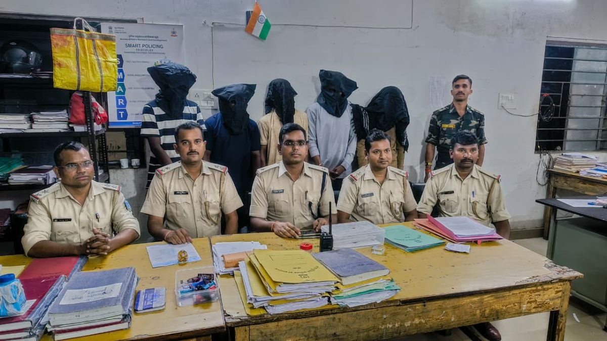 Five Arrested in Kanke Theft Case, Gold and Silver Jewellery Recovered