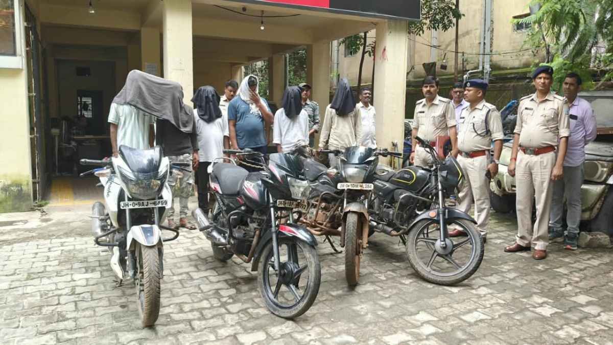 Ranchi police arrest seven in bike theft investigation, recover four motorcycles