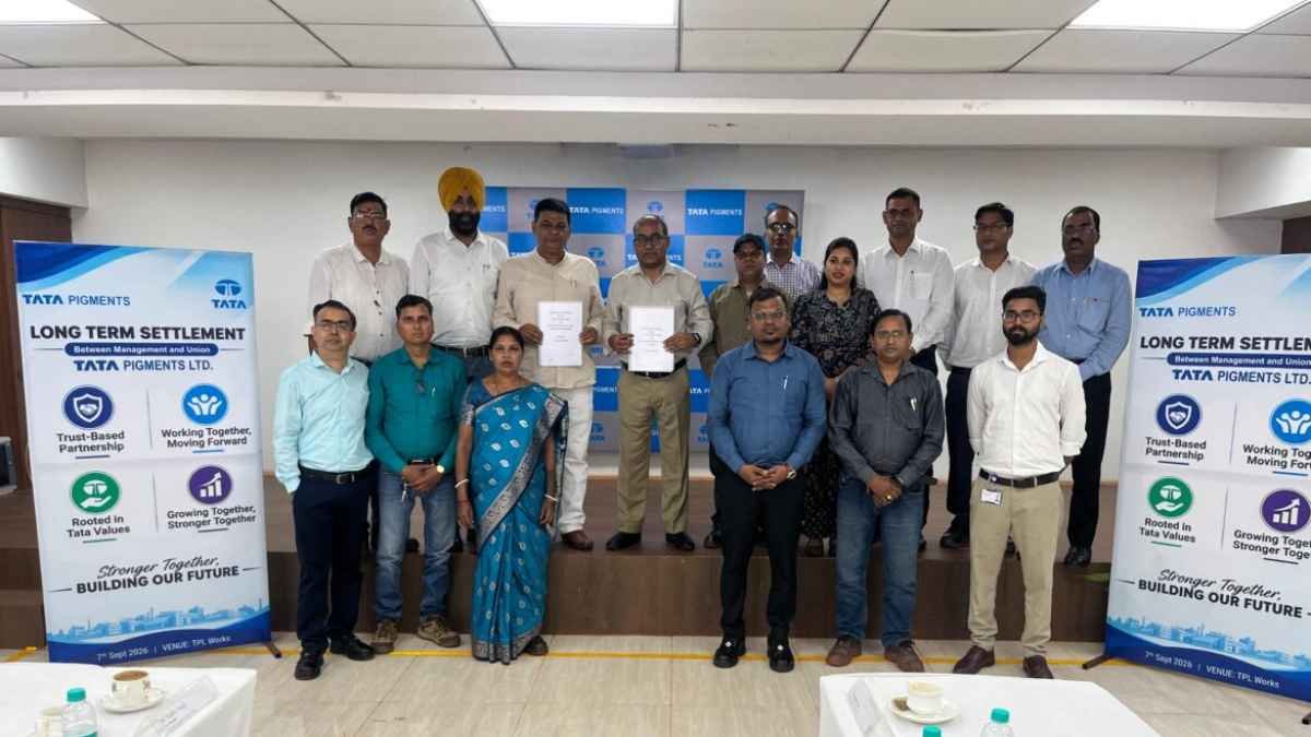 Tata Pigments signs seven-year wage pact with monthly benefits up to ₹15,000